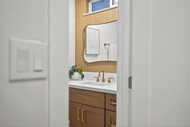 a view of an empty room