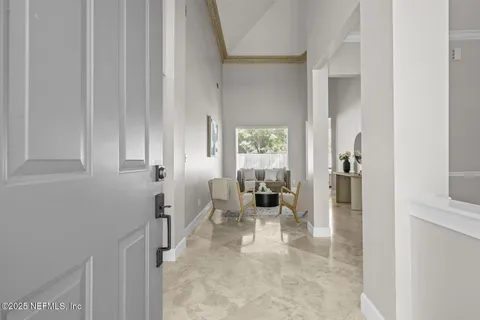 a view of an entryway door