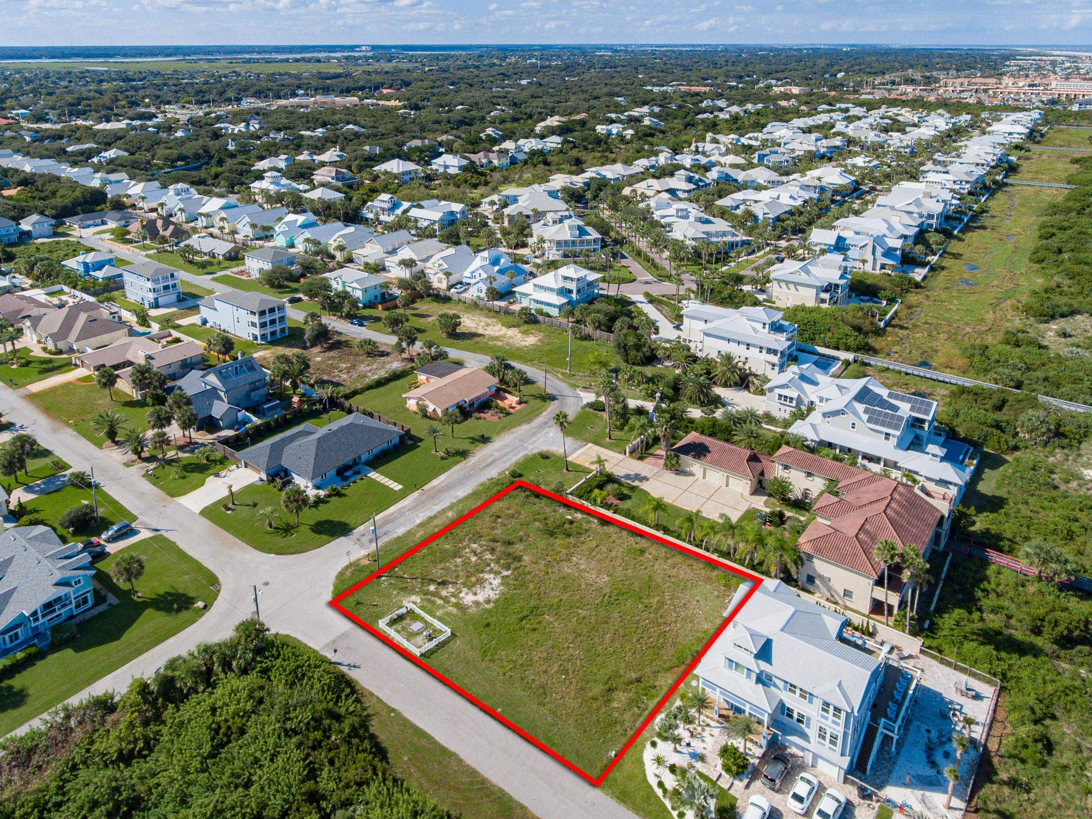 0 Oceanside Drive St. Augustine, FL 32080 - Photo 13 of 13 an aerial view of residential houses with outdoor space