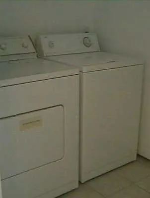 a view of a washer and dryer