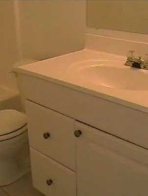 a close up of a shower