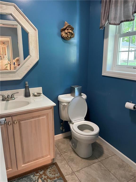 123 Hunt Road Butler, PA 16001 - Photo 18 of 44 a bathroom with a toilet and a sink