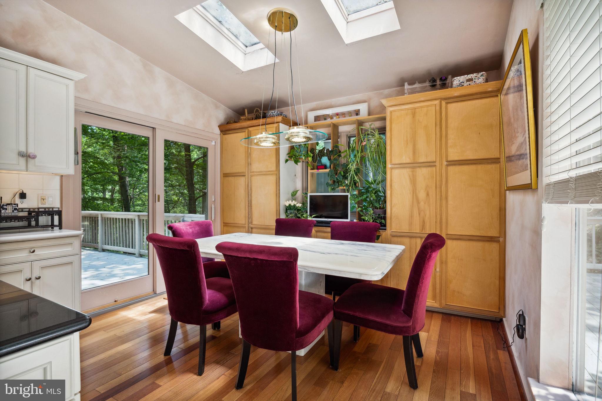 100 Pugh Road Wayne, PA 19087 - Photo 22 of 57 a view of a dining room with furniture window and outside view