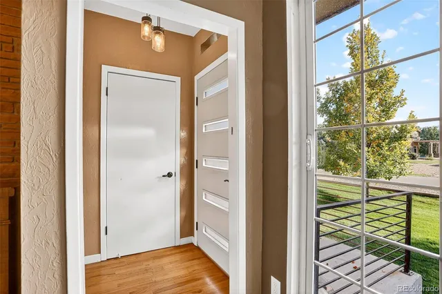 a view of front door