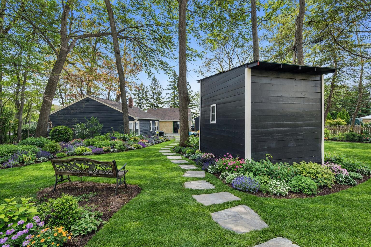 W156N8813 Pilgrim Road Menomonee Falls, WI 53051 - Photo 18 of 19 Landscape virtually staged