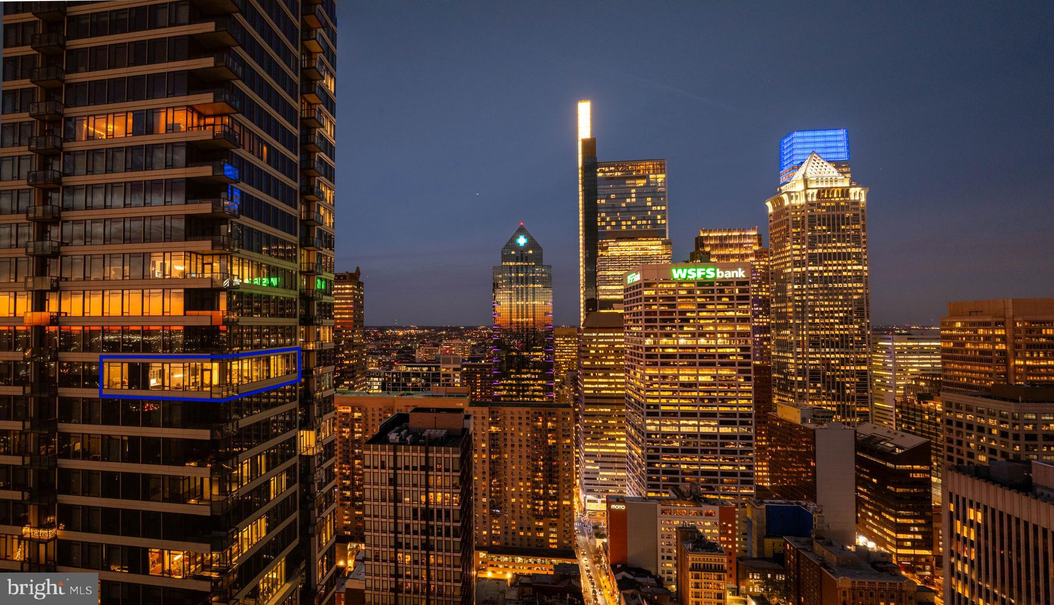 1911 Walnut Street, Unit 3301 Philadelphia, PA 19103 - Photo 2 of 50 a city view