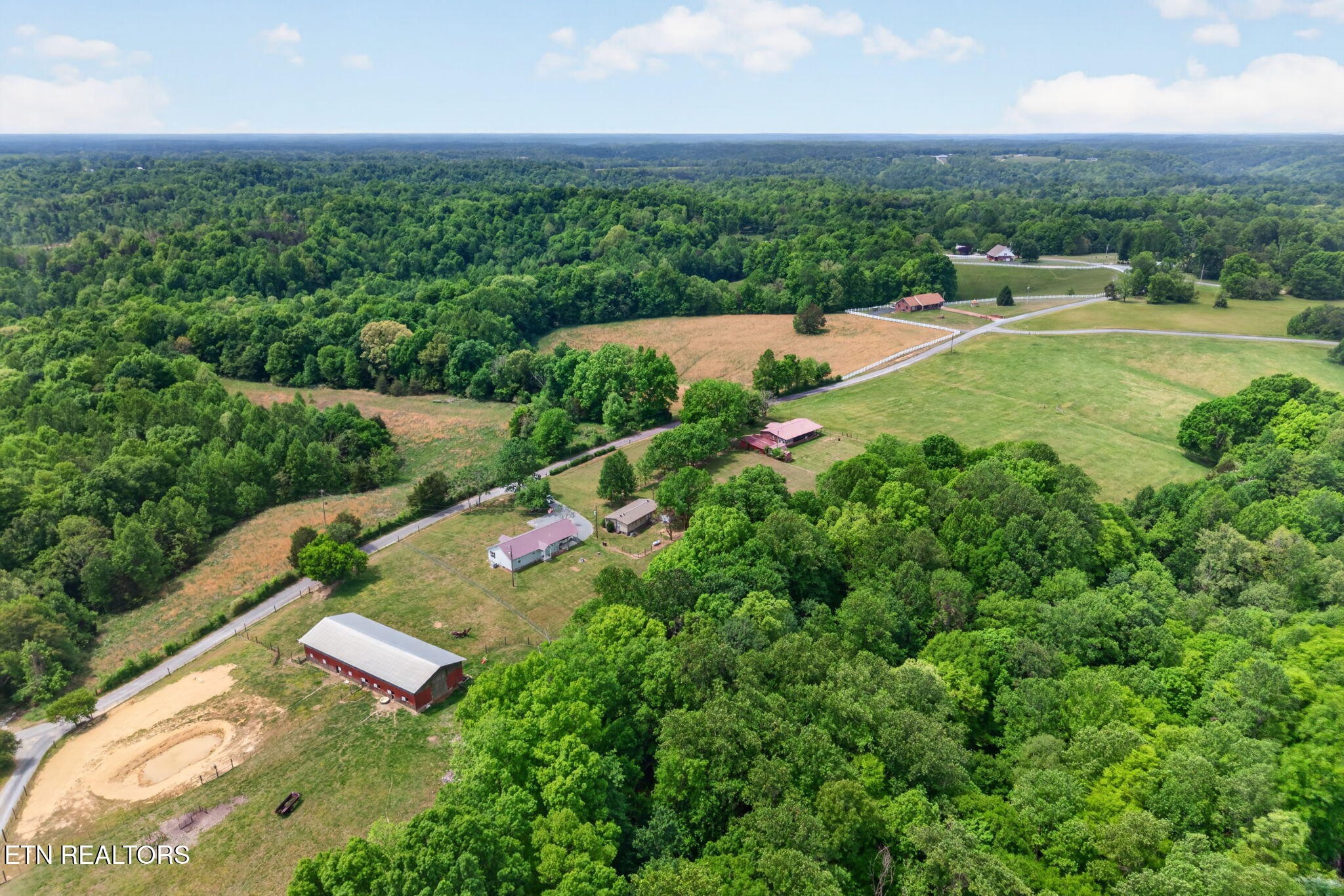 259 Freewill Ridge Road Gainesboro, TN 38562 - Photo 18 of 36 an aerial view of residential houses with outdoor space and street view