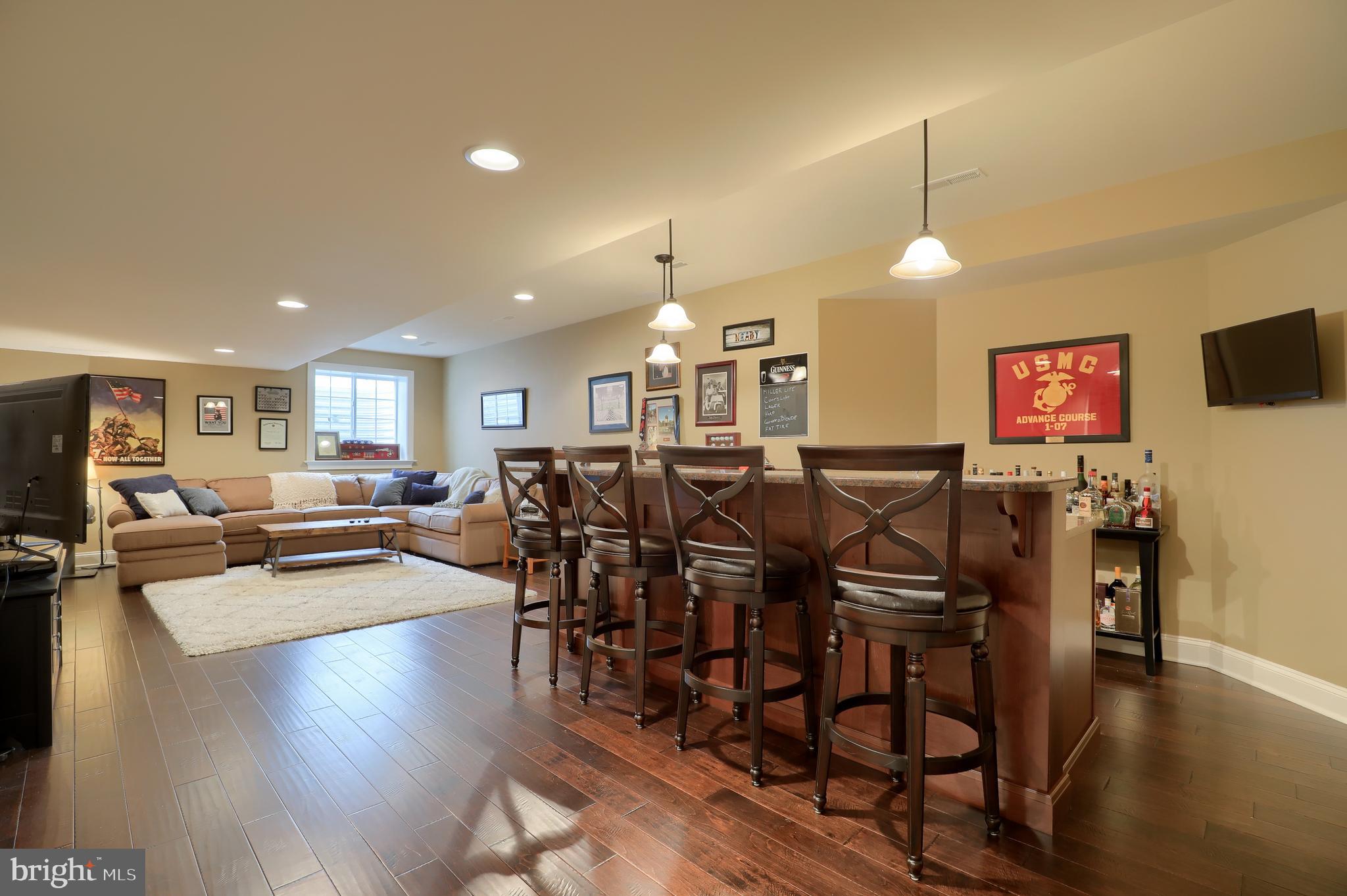 973 Buckwalter Road Lititz, PA 17543 - Photo 39 of 52 Lower Level Family Room with Wet Bar
