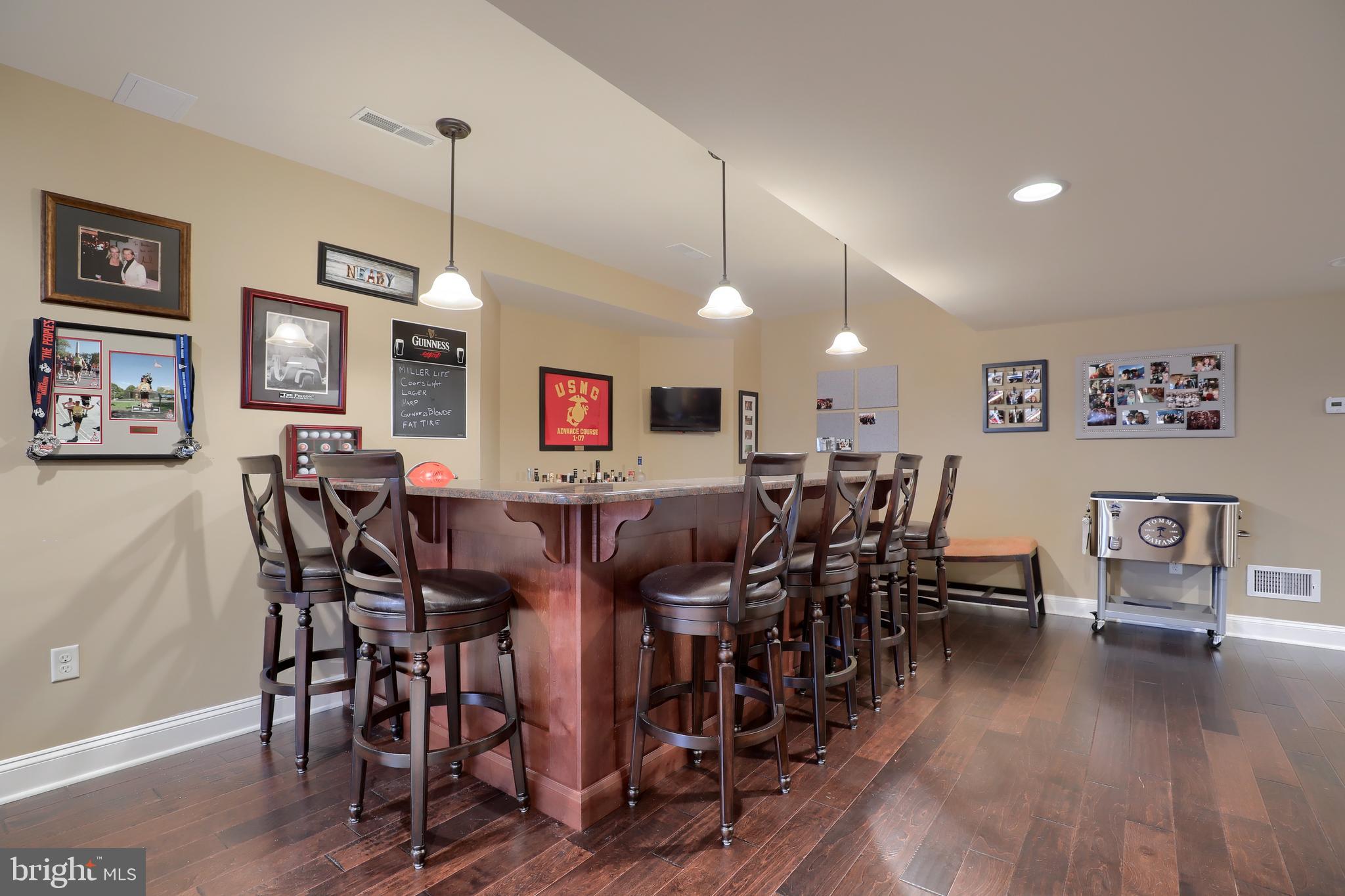 973 Buckwalter Road Lititz, PA 17543 - Photo 41 of 52 Lower Level Family Room Bar