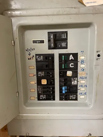 a view of water heater room