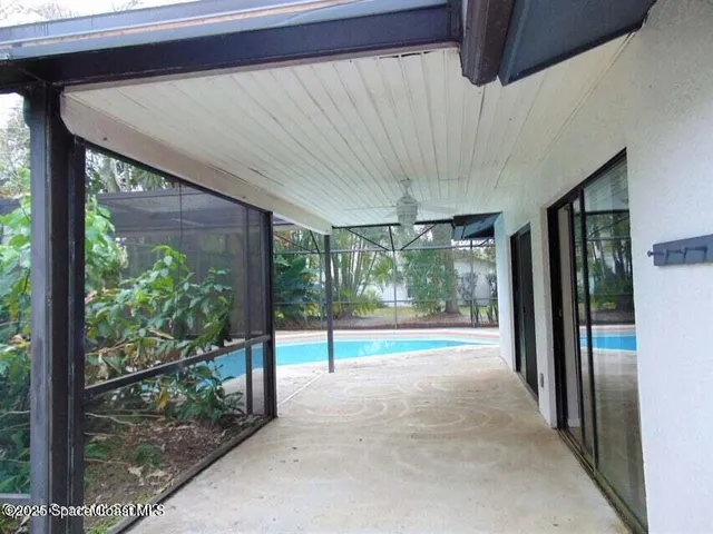 a view of a room with porch and furniture