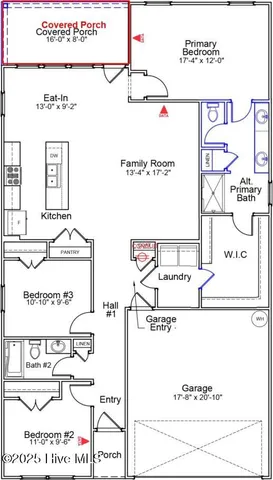 $354,959 | 828 Schoolfield Drive, Sneads Ferry, NC 28460