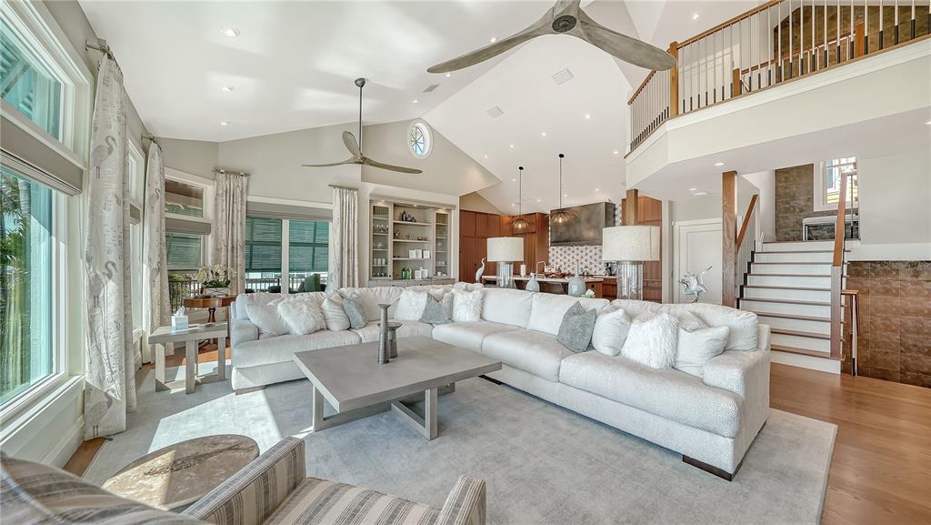 95 52nd Street Holmes Beach, FL 34217 - Photo 10 of 73 a living room with furniture and wooden floor