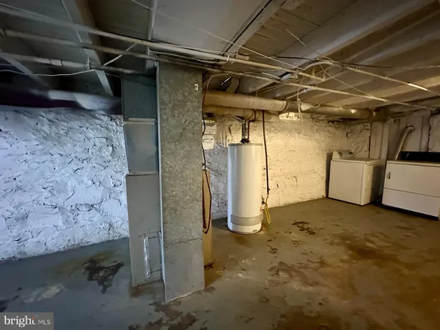 a view of a storage room