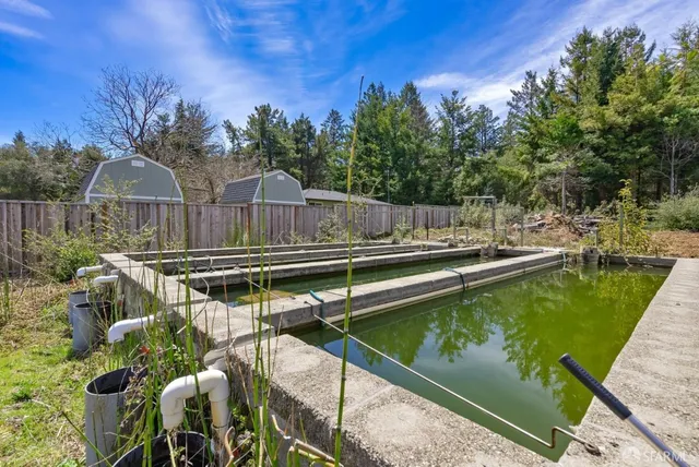 a view of swimming pool with a patio