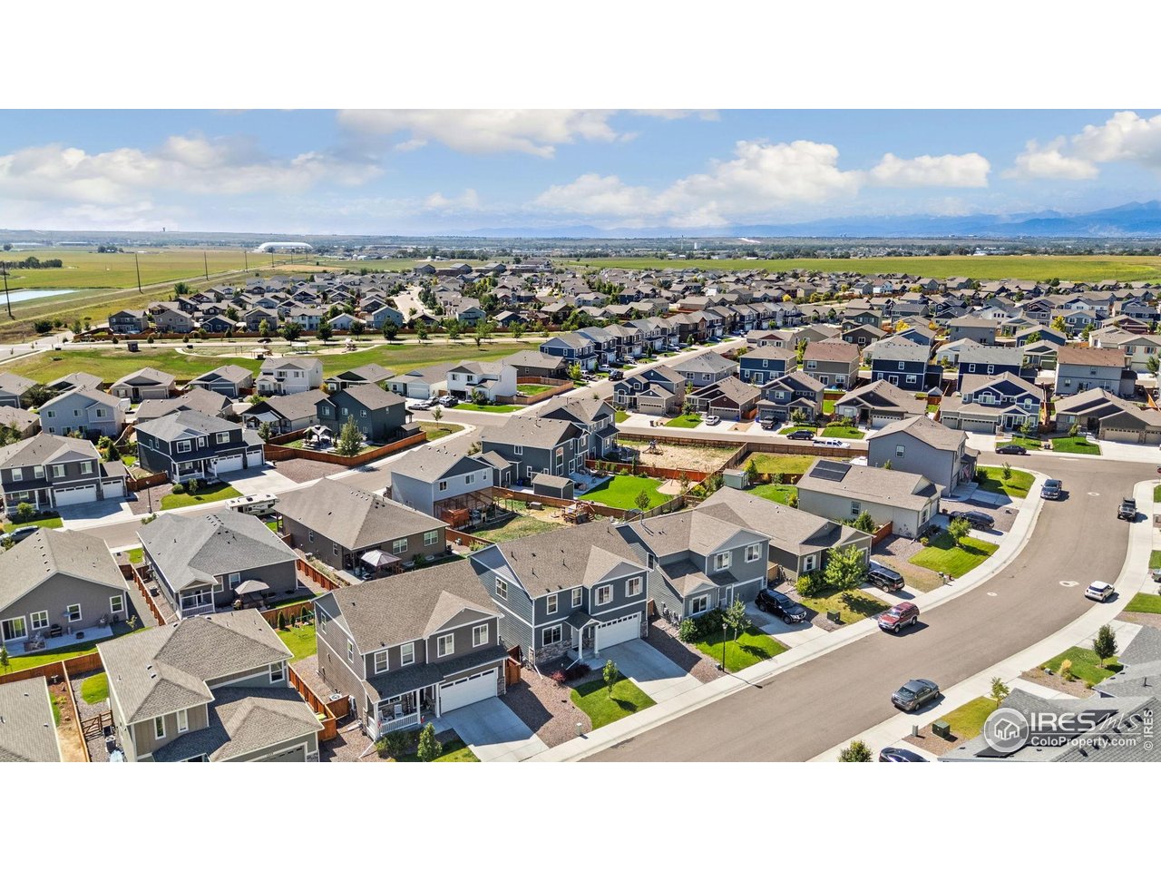 1233 Lily Mountain Road Severance, CO 80550 - Photo 41 of 44 an aerial view of a city