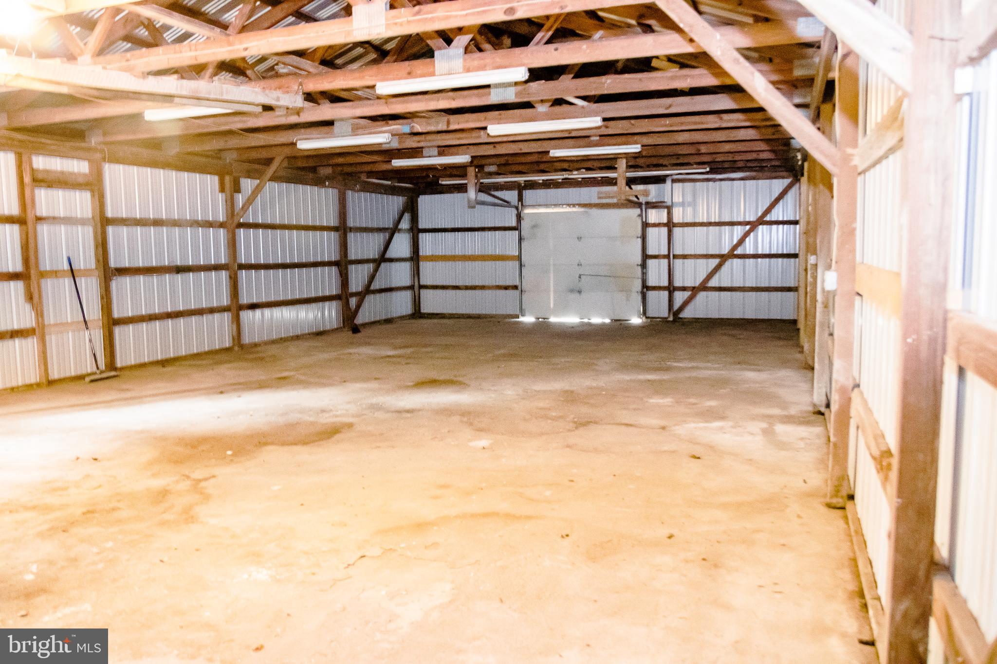 21398 Tanyard Road Preston, MD 21655 - Photo 23 of 27 Interior of the pole building #2