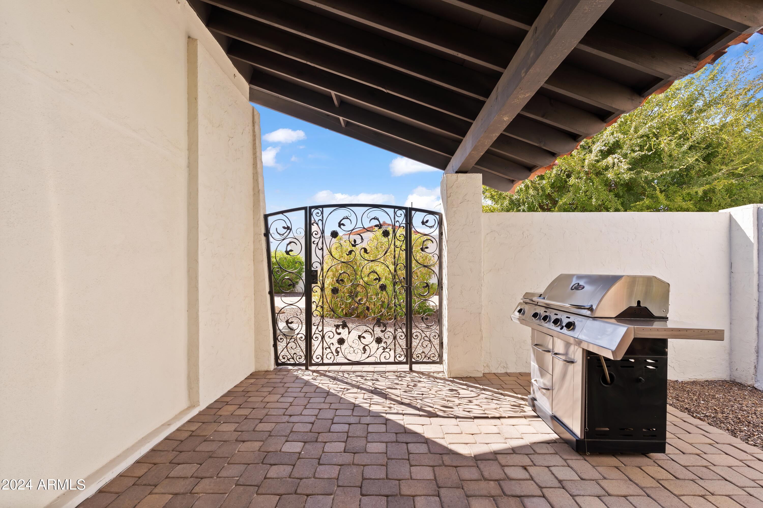 1225 East Rancho Drive Phoenix, AZ 85014 - Photo 35 of 39 Plumbed Gas BBQ
