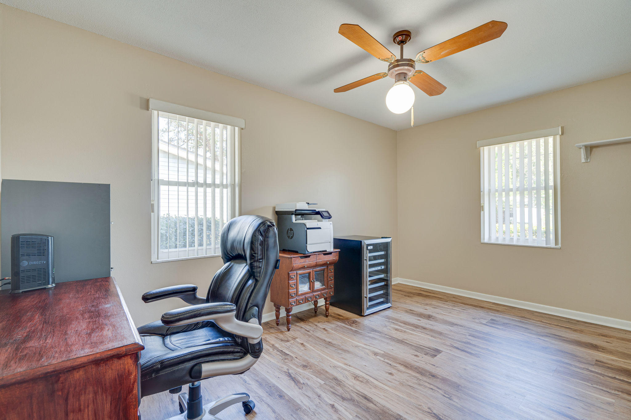236 Deluna Road Southwest Fort Walton Beach, FL 32548 - Photo 21 of 26 a workspace with wooden floor