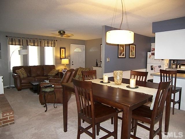 1502 Kennon Road Garner, NC 27529 - Photo 25 of 25 Notice the wide open floor plan. The dining room flows nicely to the kitchen and living room.