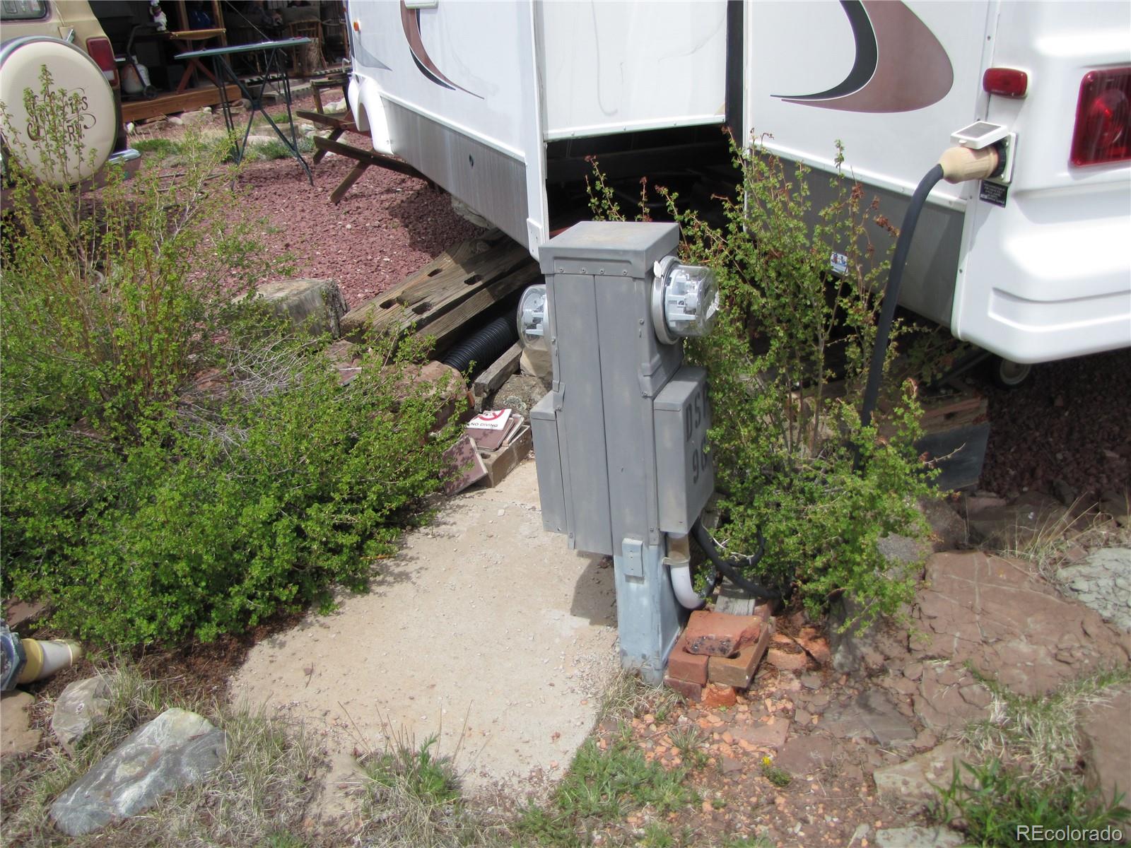 Undisclosed Address Fairplay, CO 80440 - Photo 11 of 11 an aerial view of a house with garden