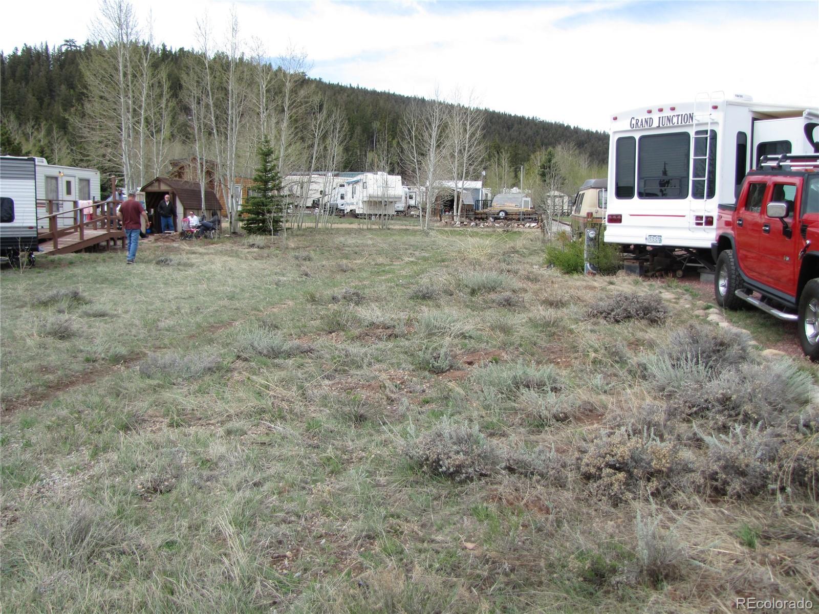 Undisclosed Address Fairplay, CO 80440 - Photo 6 of 11 a view of a yard with truck parked
