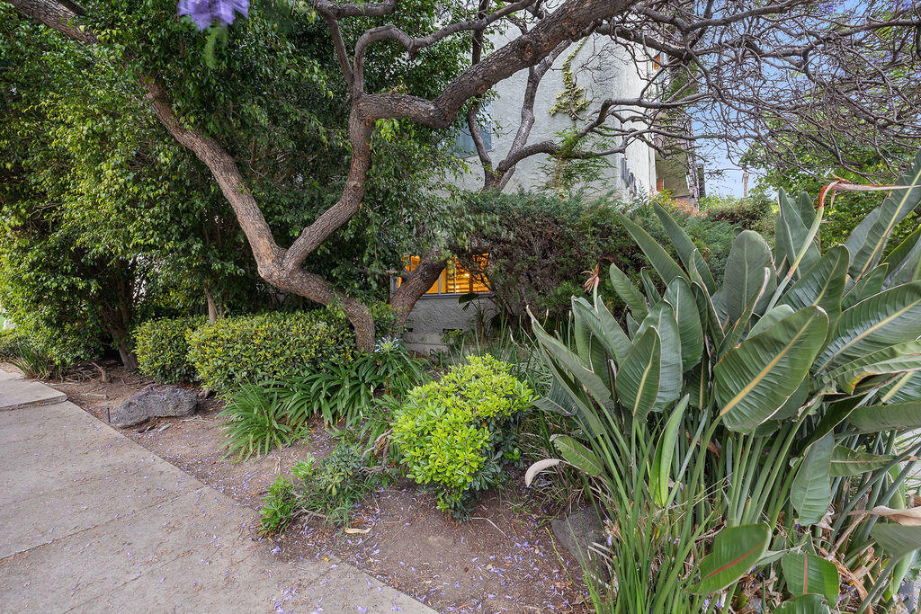 11625 Texas Avenue, Unit 101 Los Angeles, CA 90025 - Photo 38 of 40 a backyard of a building with lots of trees