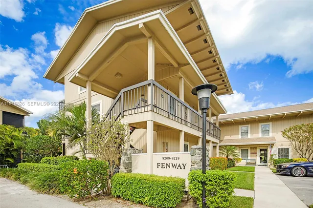 a front view of a building