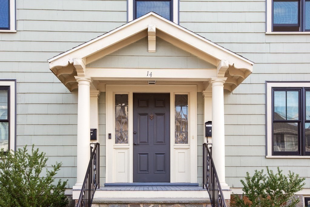 14 Castleton Street, Unit 2 Boston, MA 02130 - Photo 19 of 23 a front view of a house with a yard