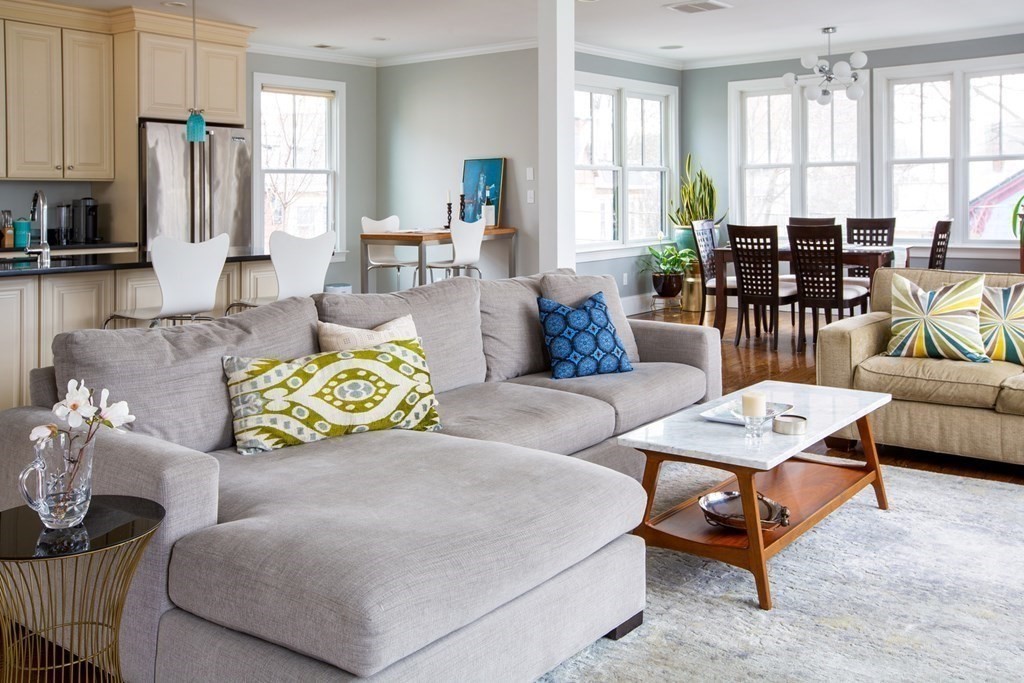 14 Castleton Street, Unit 2 Boston, MA 02130 - Photo 4 of 23 a living room with furniture and wooden floor