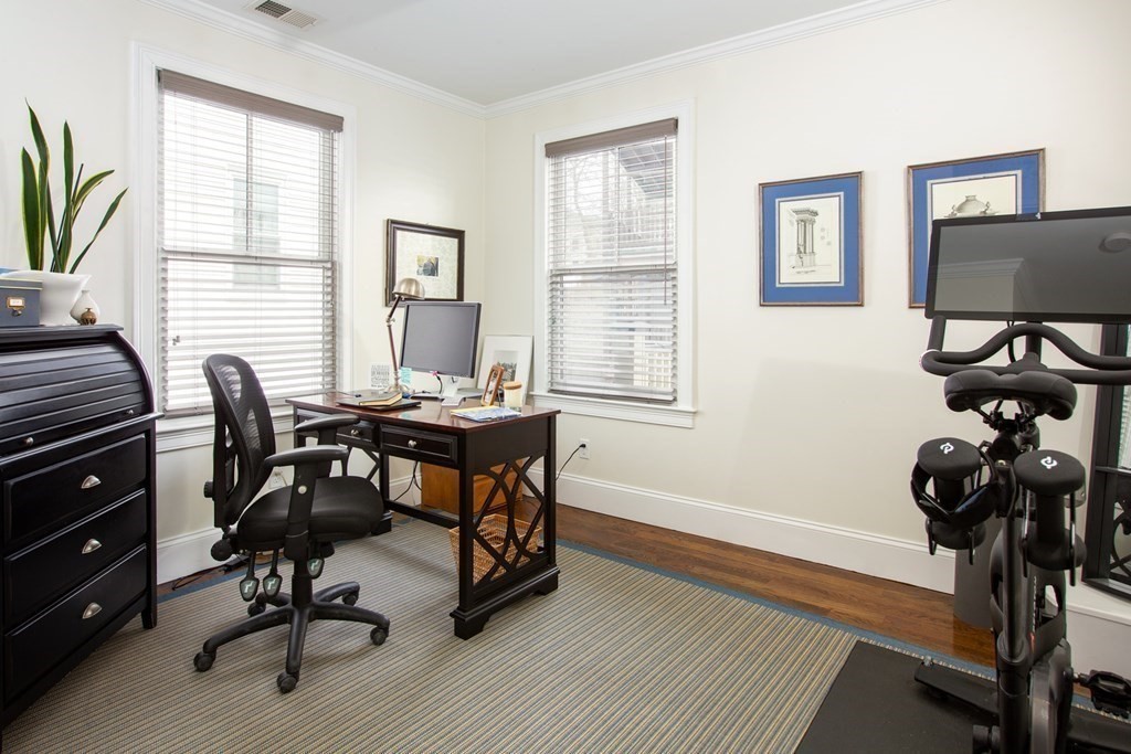 14 Castleton Street, Unit 2 Boston, MA 02130 - Photo 9 of 23 a view of a workspace with furniture and a window