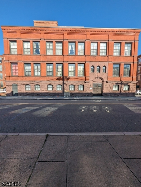 a front view of a building