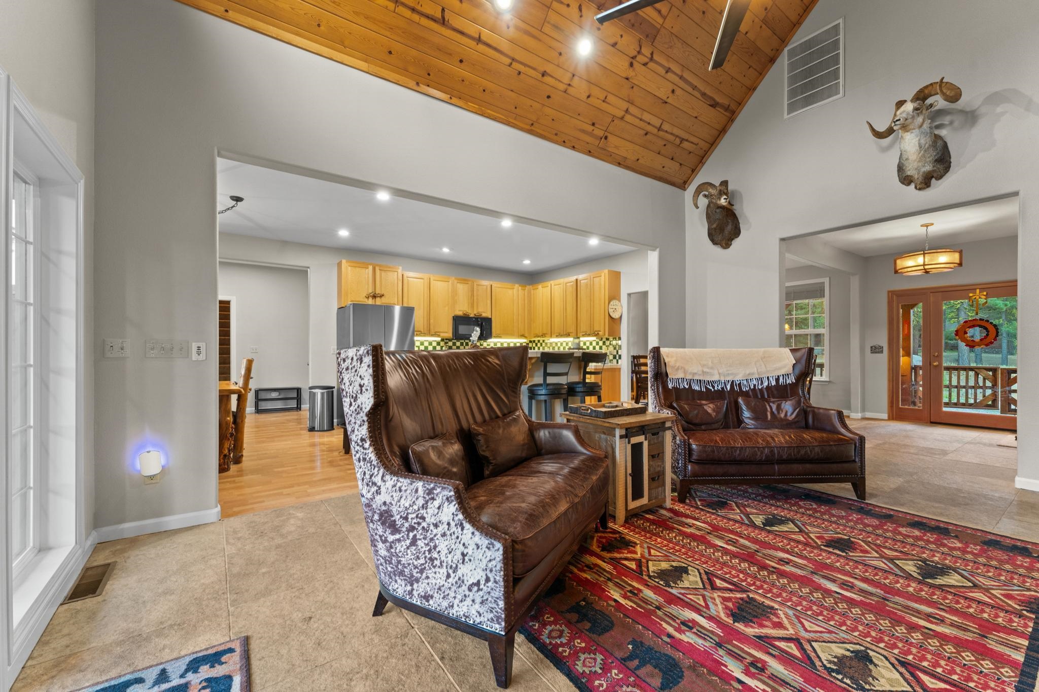1341 Valley Ranch Drive Clio, CA 96106 - Photo 5 of 50 a living room with furniture and wooden floor