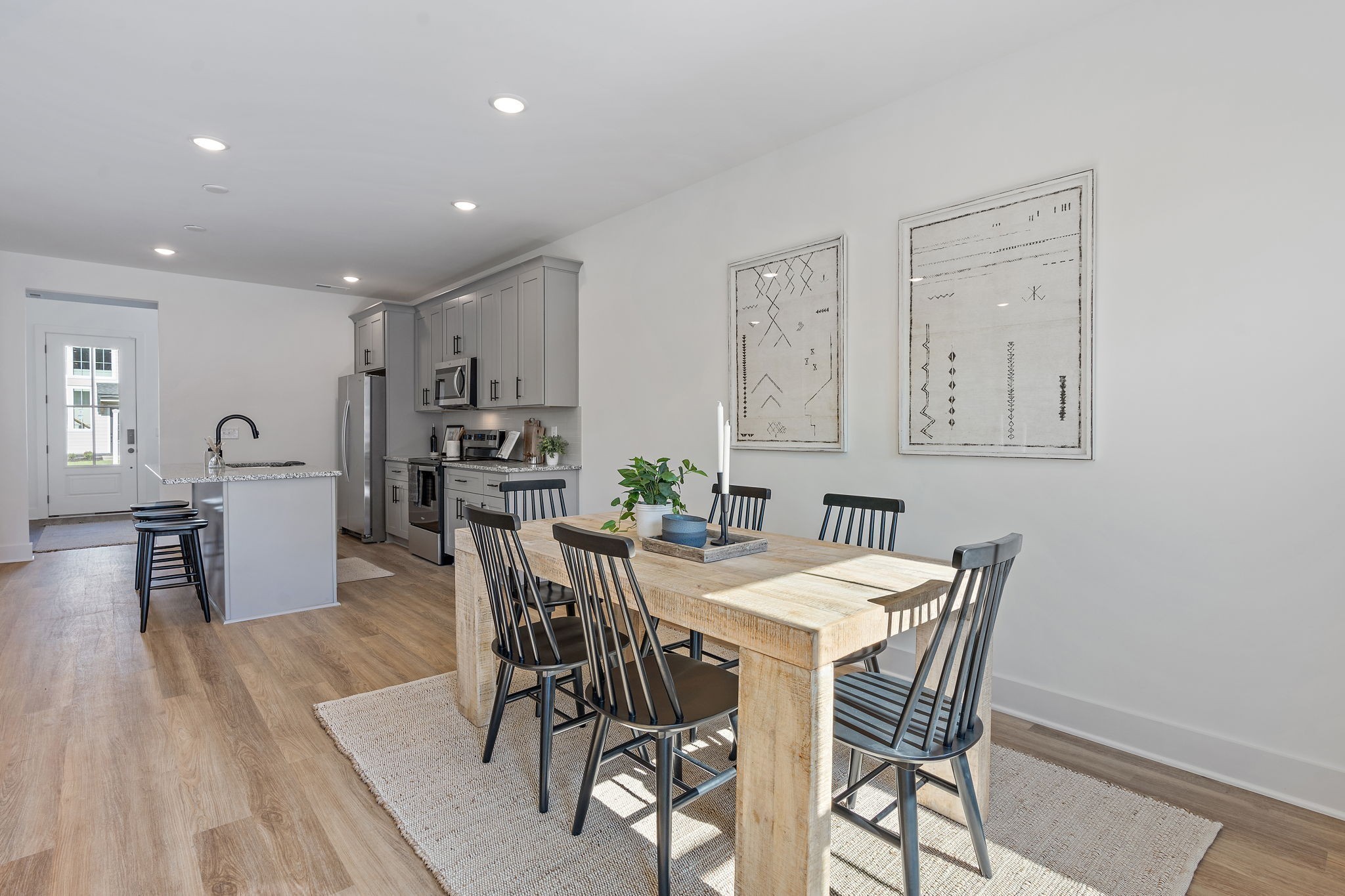 3611 Simba Lane Murfreesboro, TN 37127 - Photo 11 of 30 a view of a dining room with furniture and wooden floor