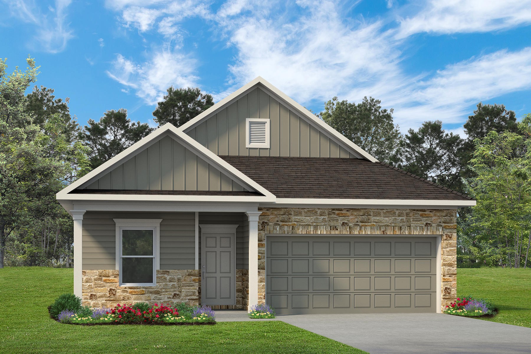 The Kettering II- Elevation F