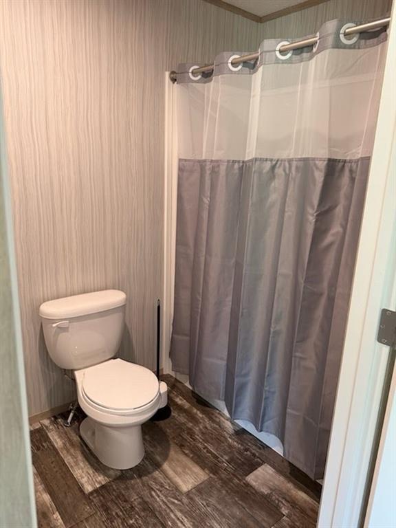 141 Wisebecker Lane Lot23a Monongahela, PA 15063 - Photo 11 of 11 a bathroom with a toilet and a shower curtain