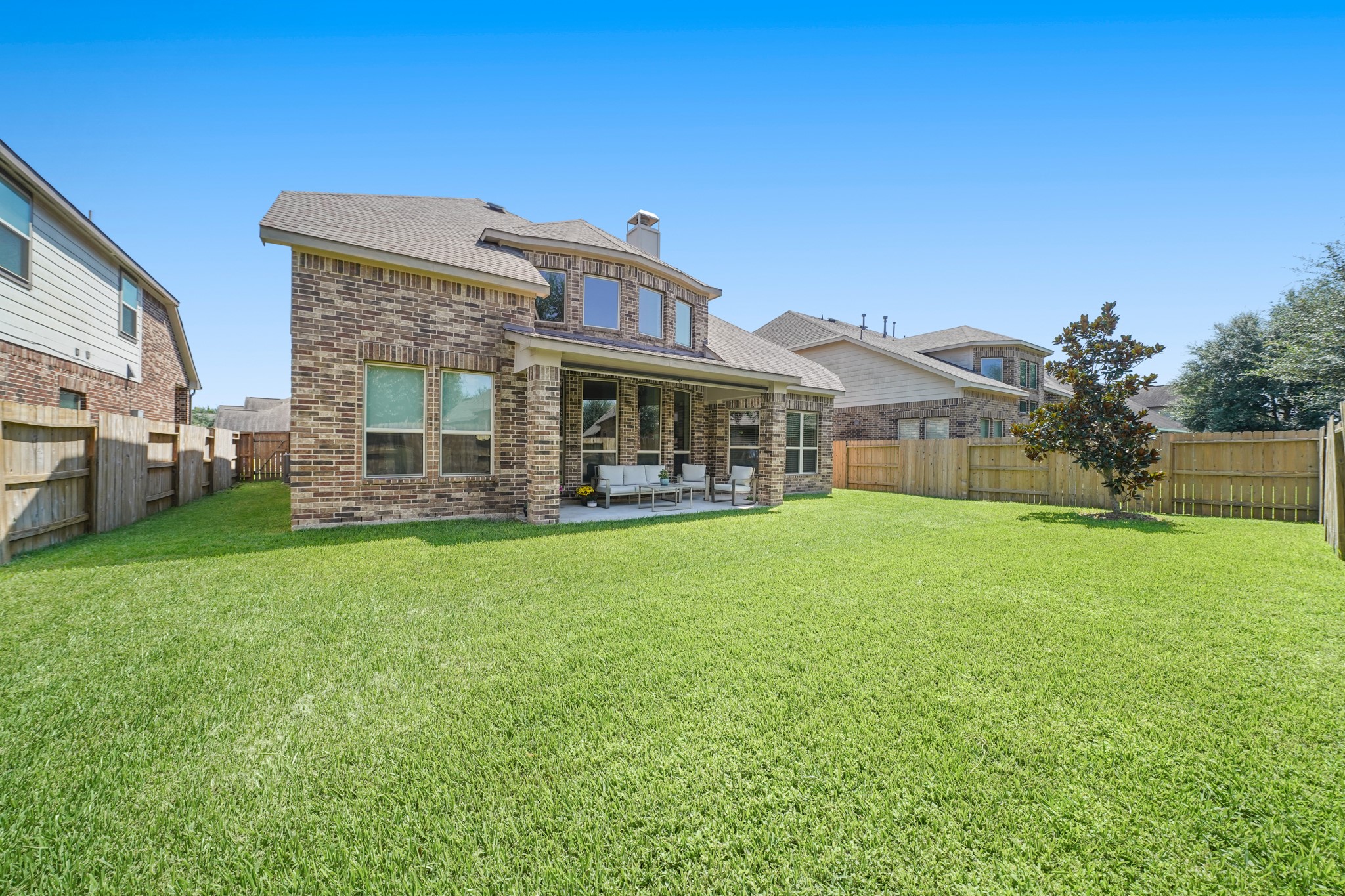 4210 Dalea Clover Lane Manvel, TX 77578 - Photo 32 of 38 a front view of house with yard