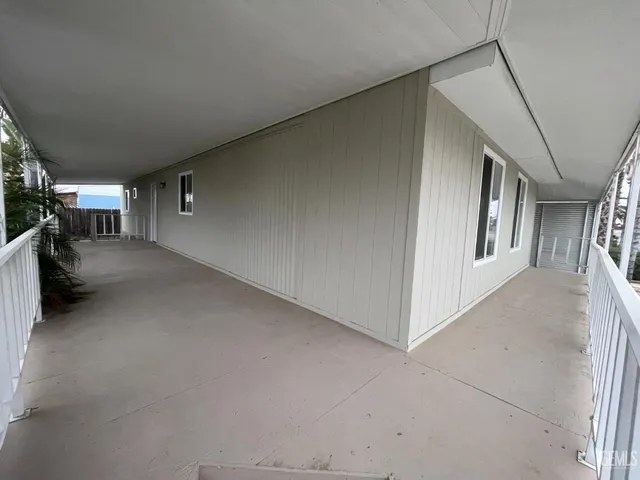 a view of hallway with livingroom