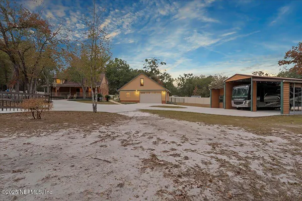 a view of street with trees