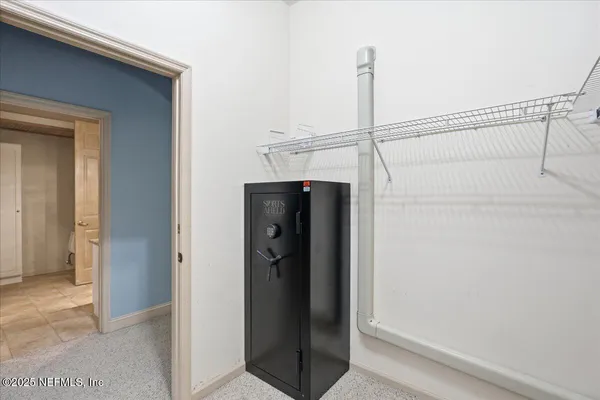 an aerial view of residential house with outdoor space