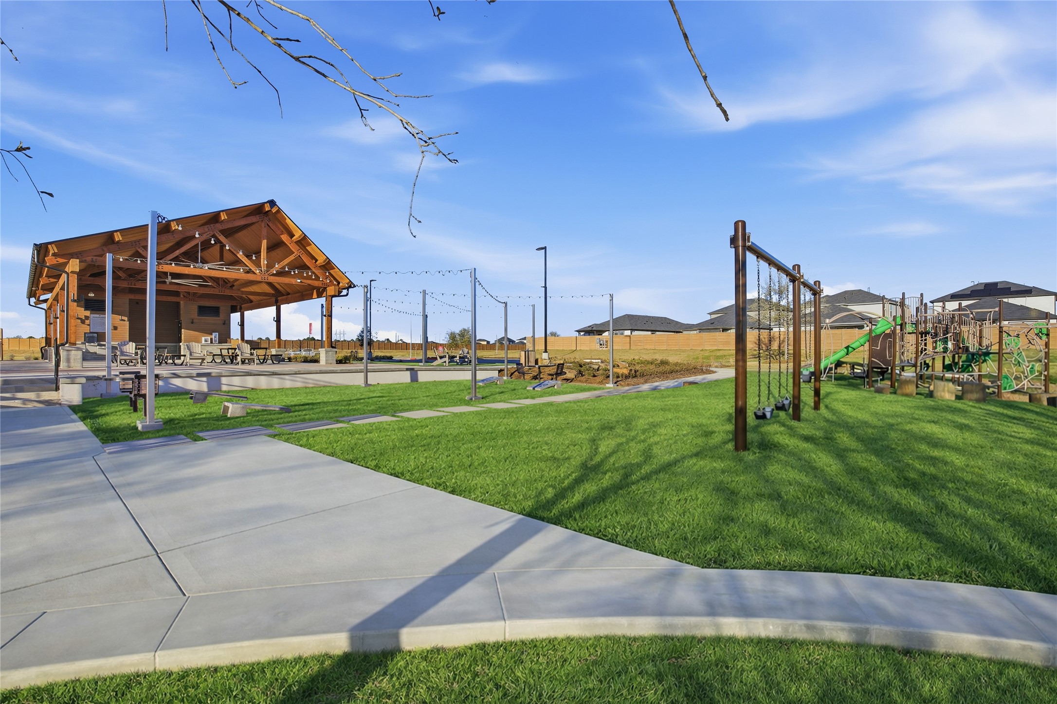21918 Longhorn Rdg Drive Hockley, TX 77447 - Photo 40 of 46 a view of a volley ball court