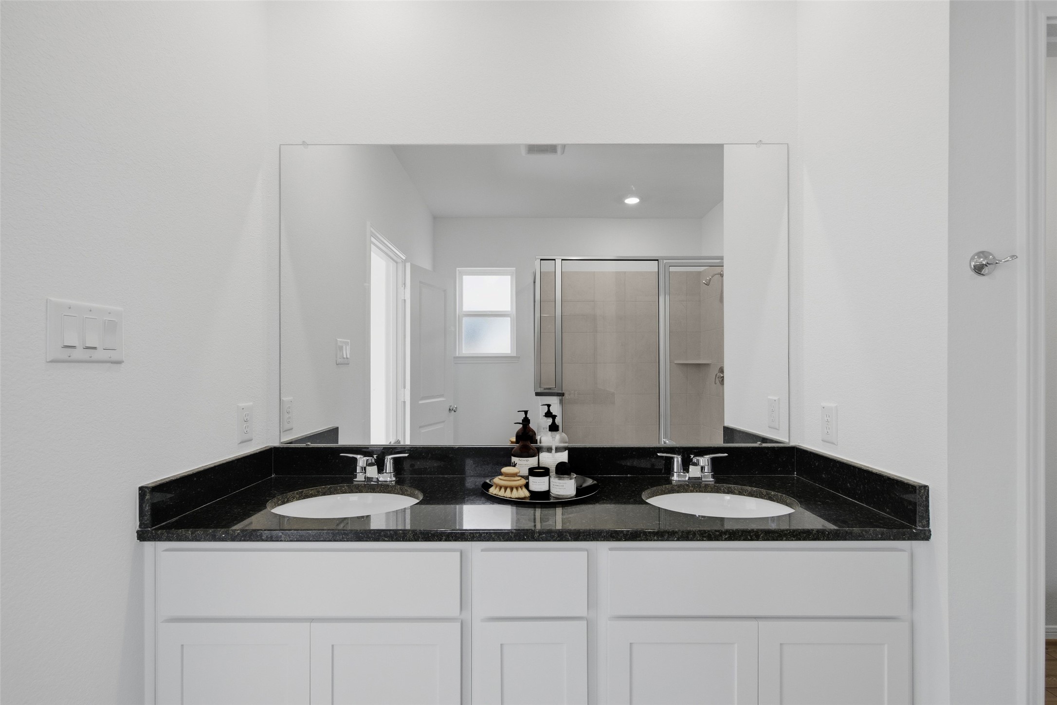 21918 Longhorn Rdg Drive Hockley, TX 77447 - Photo 10 of 46 a bathroom with a sink and a mirror