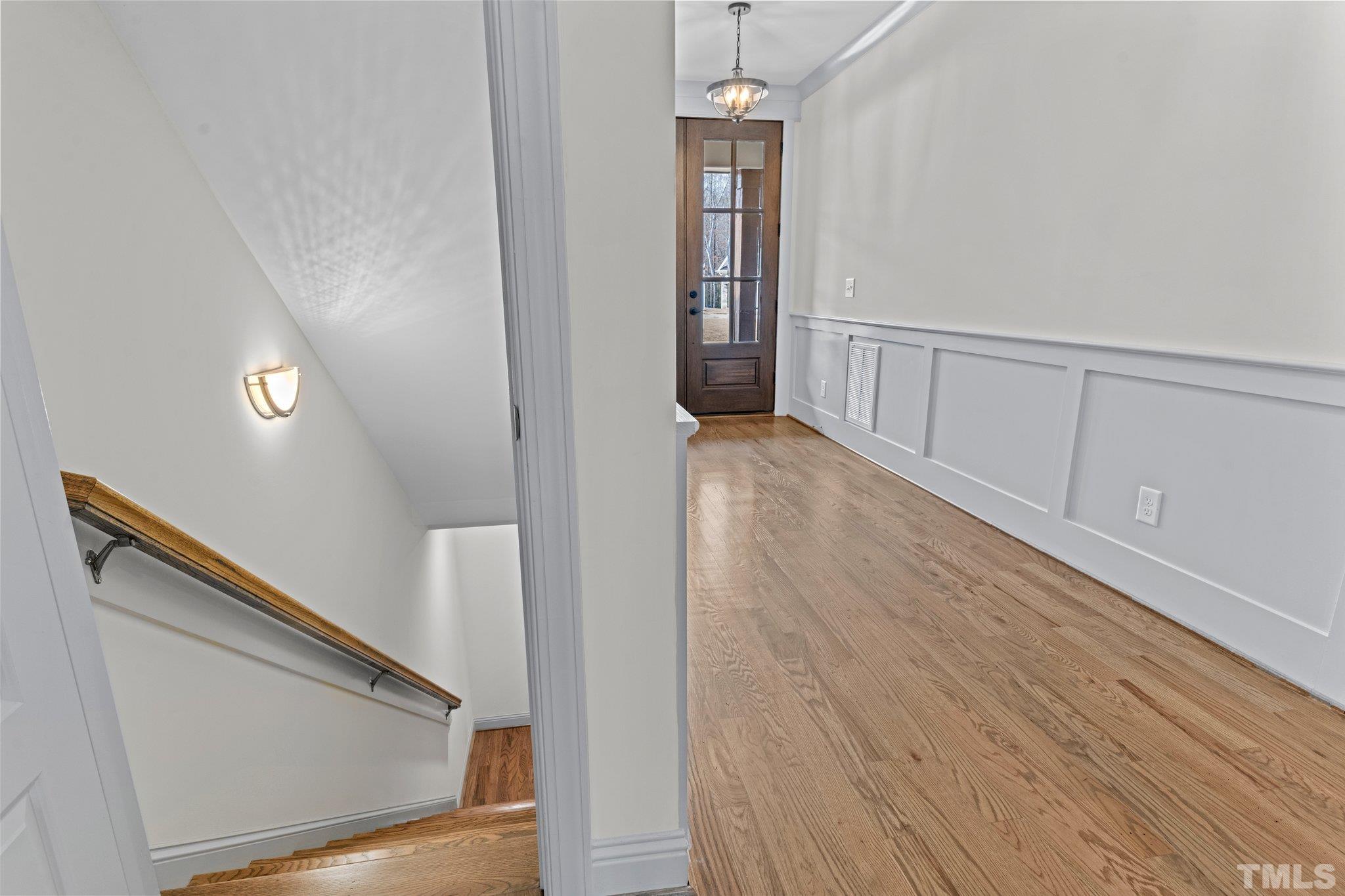 456 Reese Drive Willow Spring, NC 27592 - Photo 33 of 50 a view of hallway with wooden floor