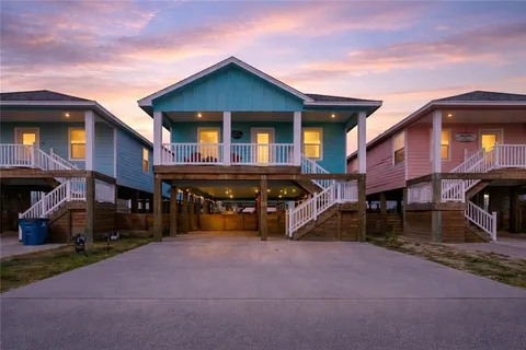 a view of a house with a patio