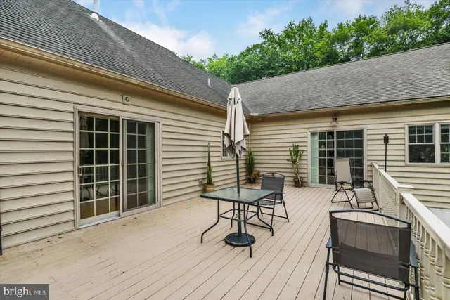 a view of a house with a patio