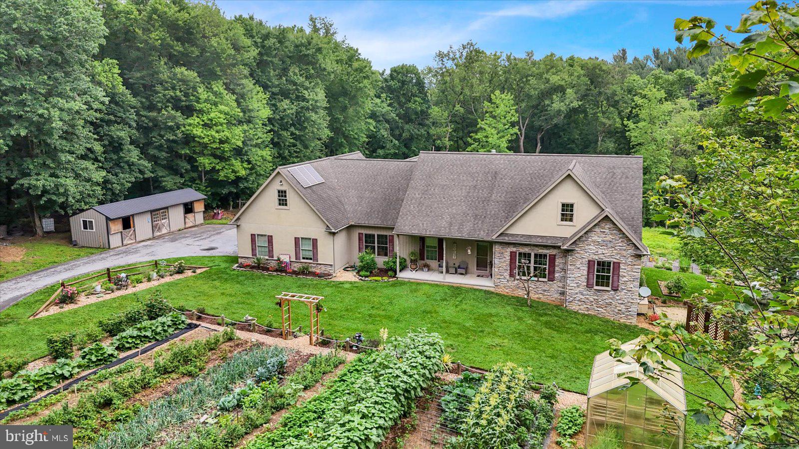 1881 Georgetown Road Christiana, PA 17509 - Photo 3 of 45 front view of a house with a yard