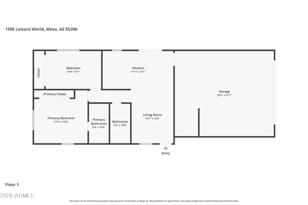 $290,000 | 1596 Leisure World, Mesa, AZ 85206