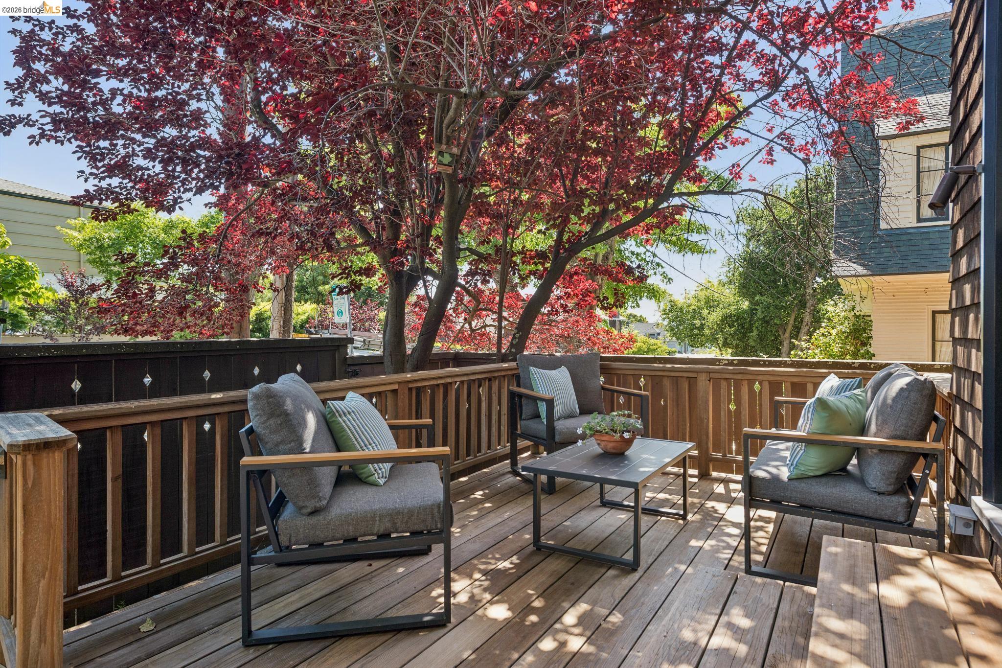 1490 Arch Street Berkeley, CA 94708 - Photo 50 of 57 a view of deck with furniture