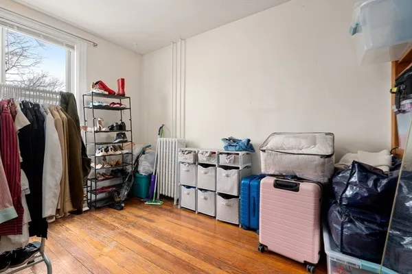 a view of a room with storage and utility