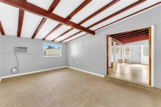 a view of an empty room